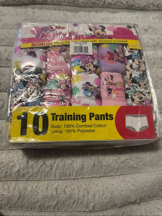 Disney Other - Disney 3T Minnie Mouse Training Pants 10pk- Pink, Purple, White, Green, Yellow